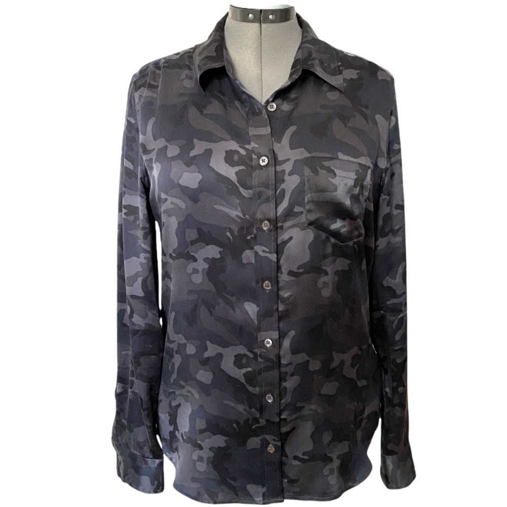 Equipment Women's Camouflage Button-Up Shirt